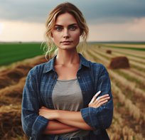 Female Farmer in Field